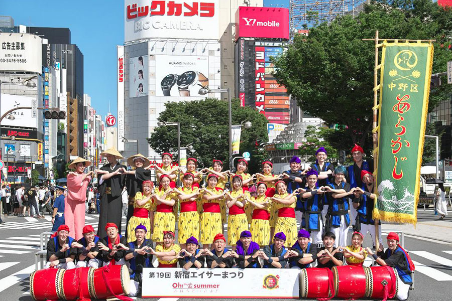 東京中野区新風エイサー